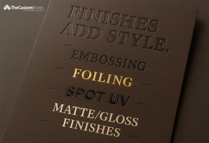 Finishes add style